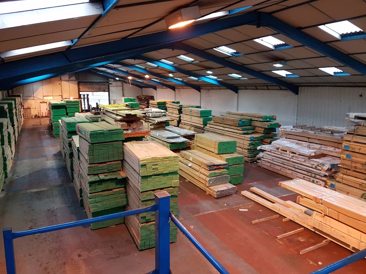 The iWood timber warehouse